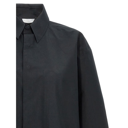 MM6 Maison Margiela Black Polyester Blouse