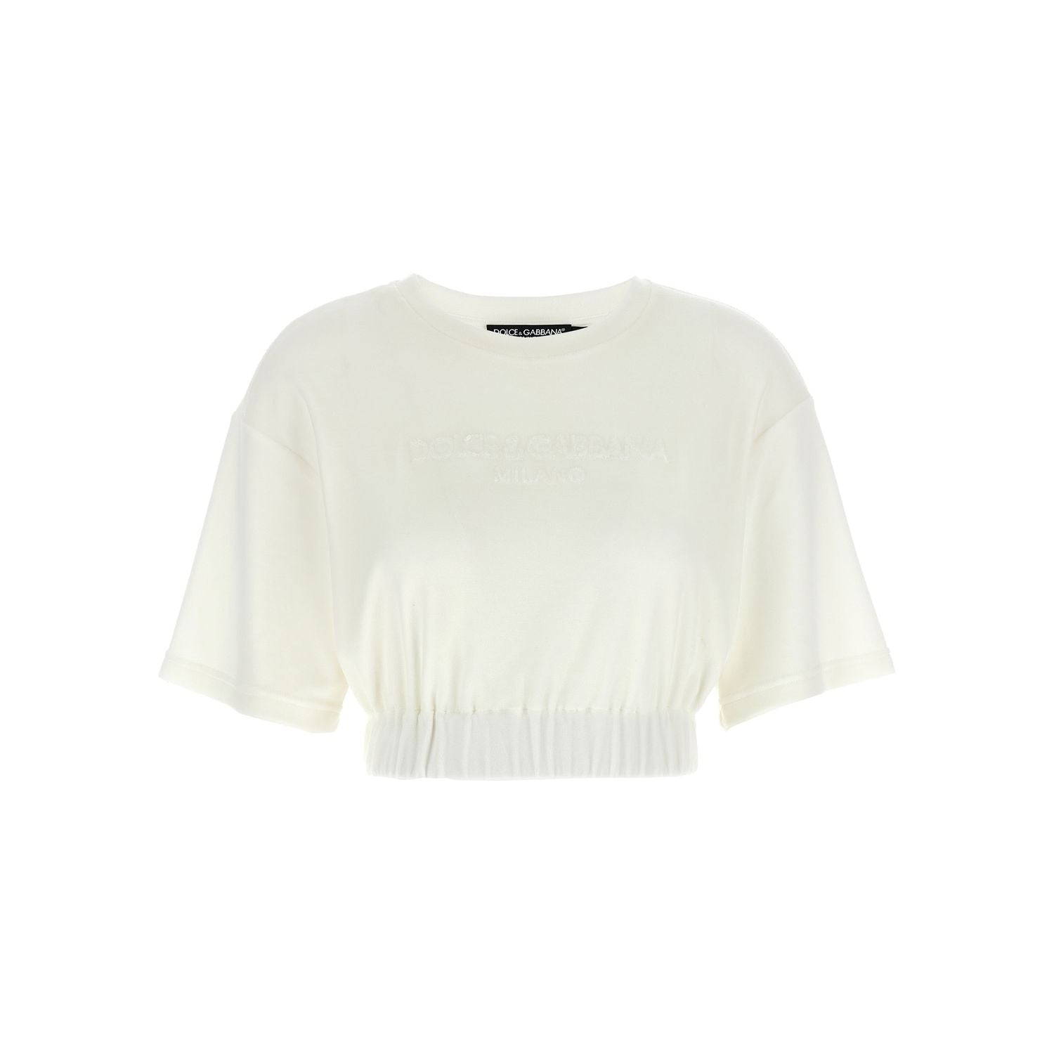 Dolce & Gabbana White Cotton T-Shirt