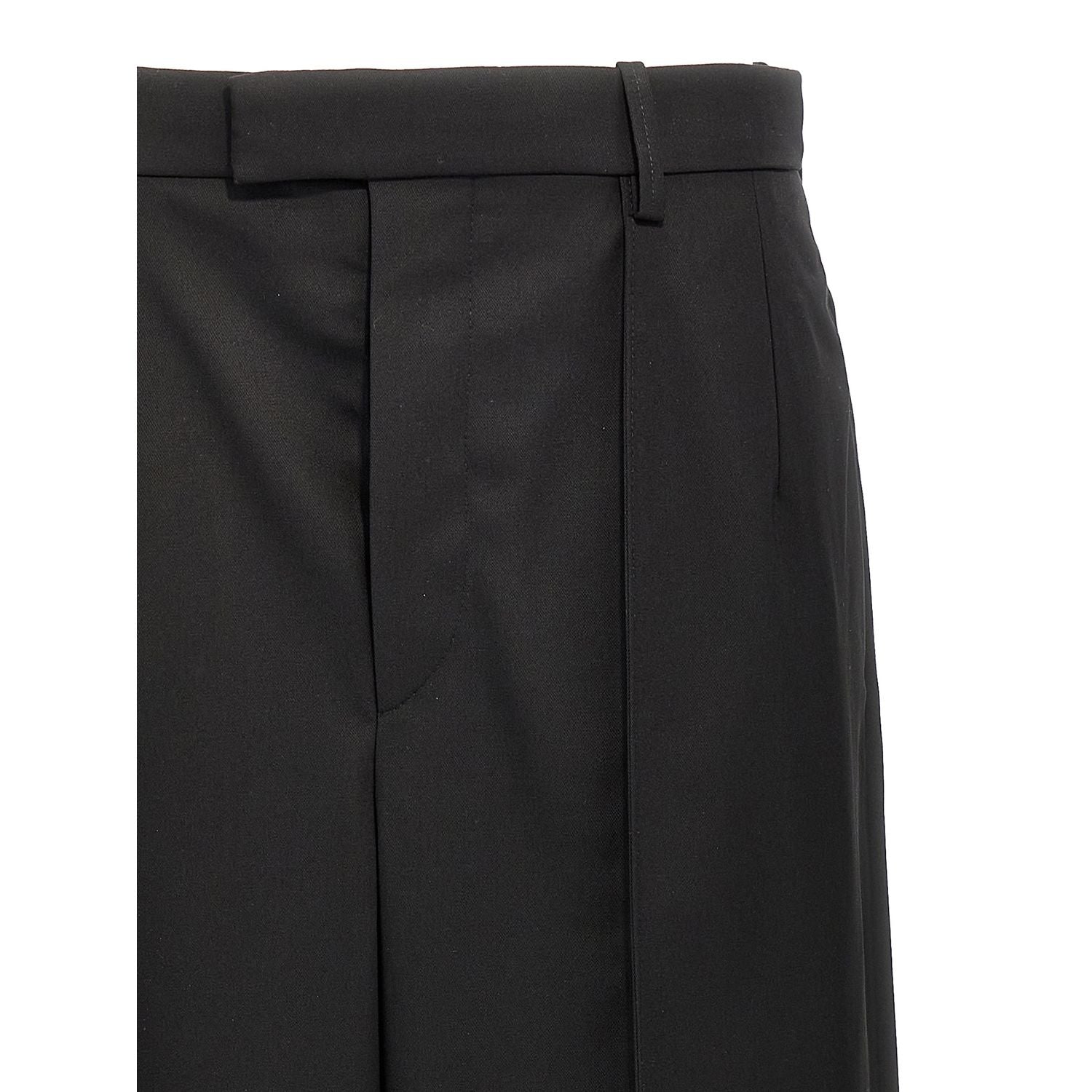 Wardrobe.Nyc Black Wool Casual Pants