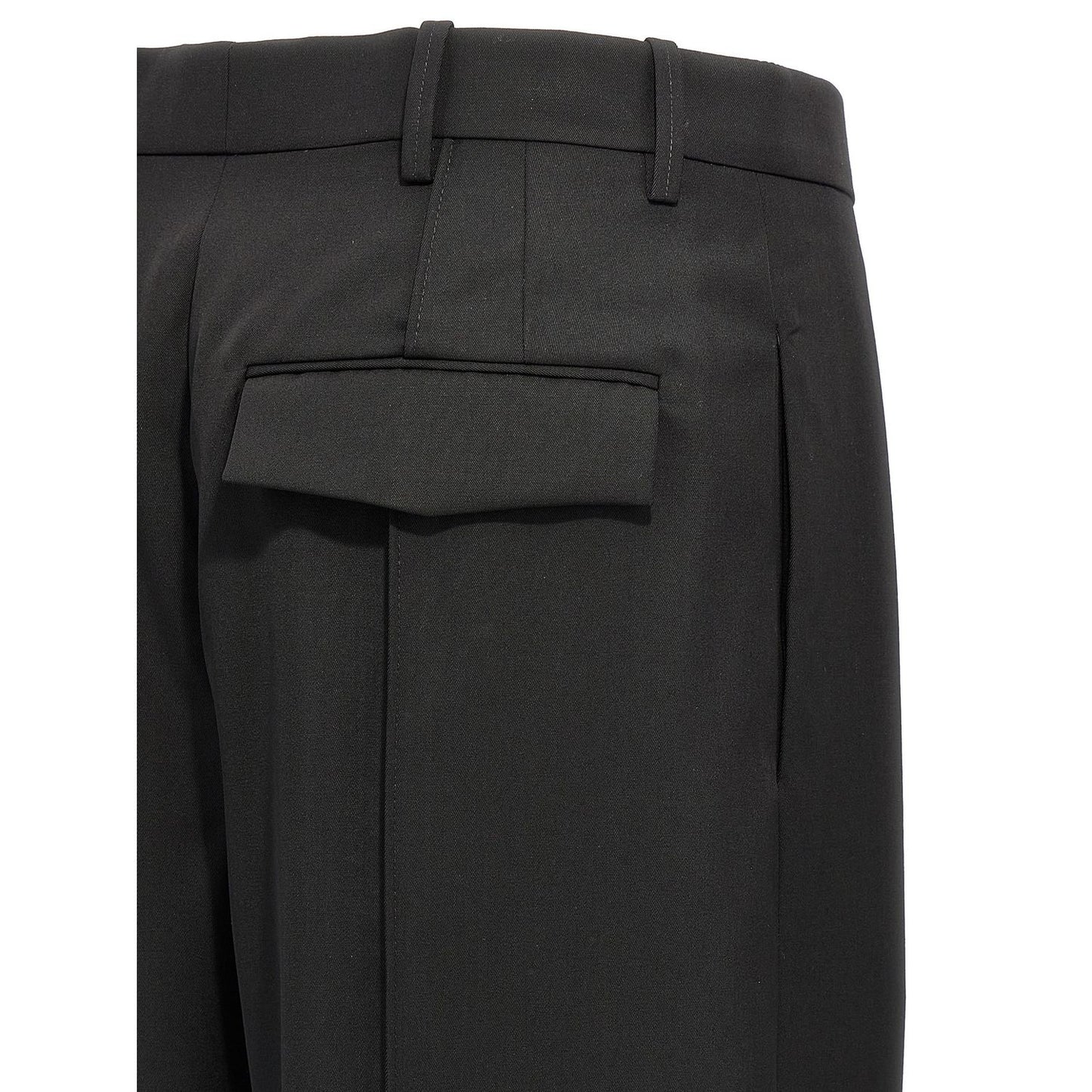 Wardrobe.Nyc Black Wool Casual Pants