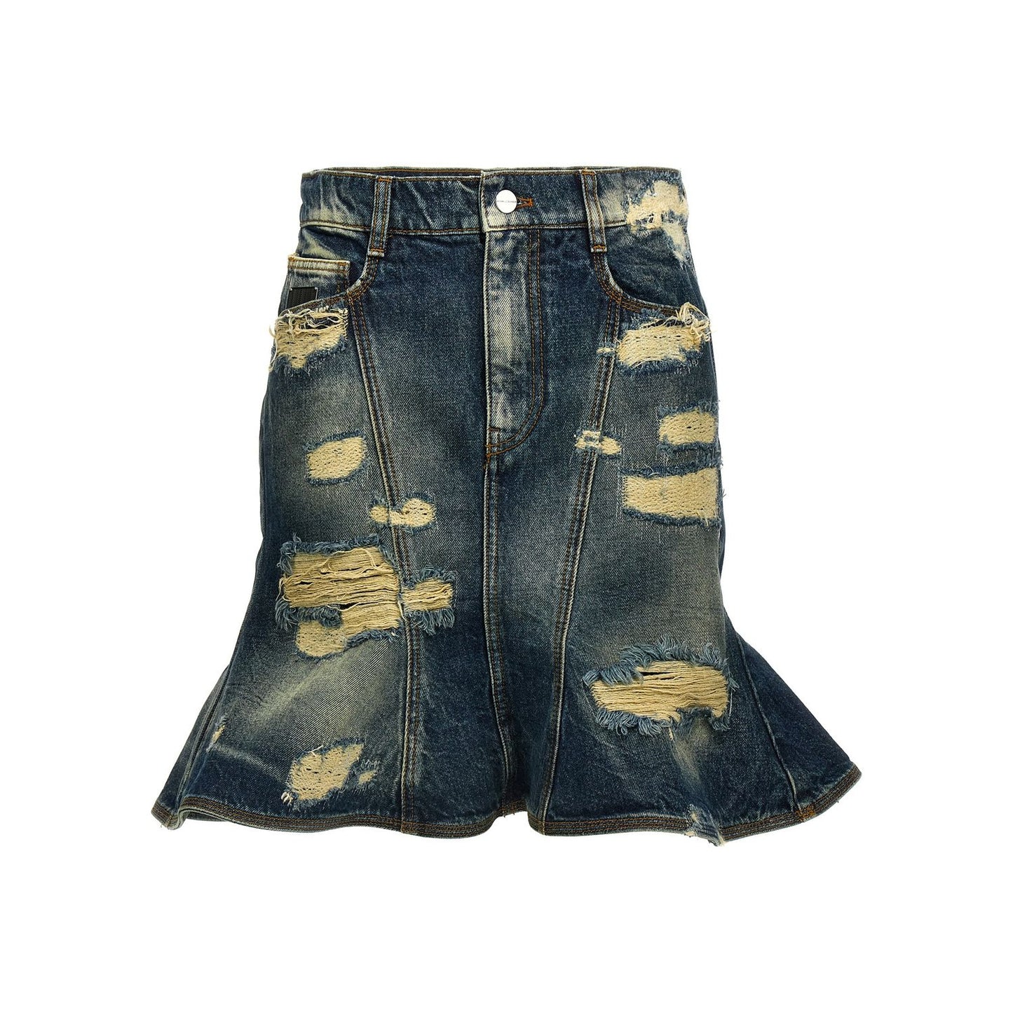Marc Jacobs Blue Cotton Long Skirt