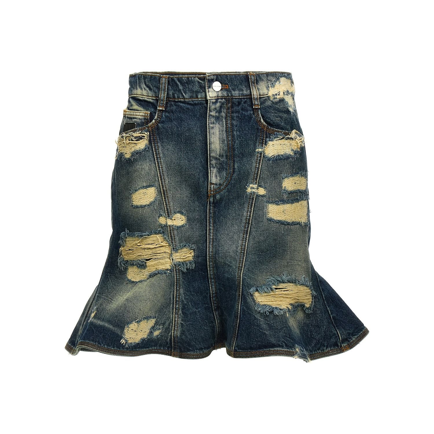 Marc Jacobs Blue Cotton Long Skirt