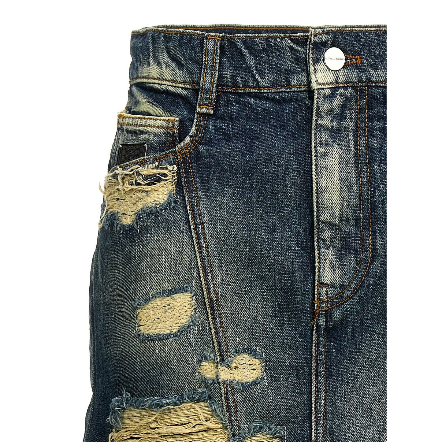Marc Jacobs Blue Cotton Long Skirt