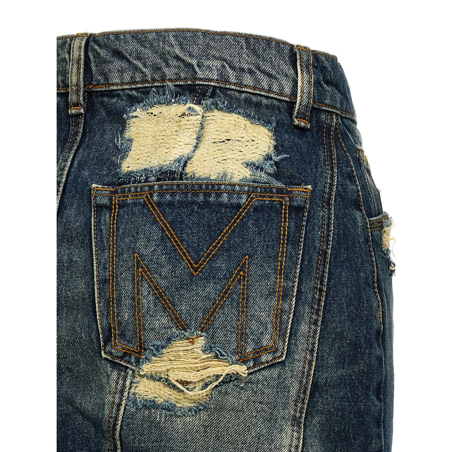 Marc Jacobs Blue Cotton Long Skirt