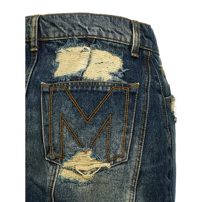 Marc Jacobs Blue Cotton Long Skirt