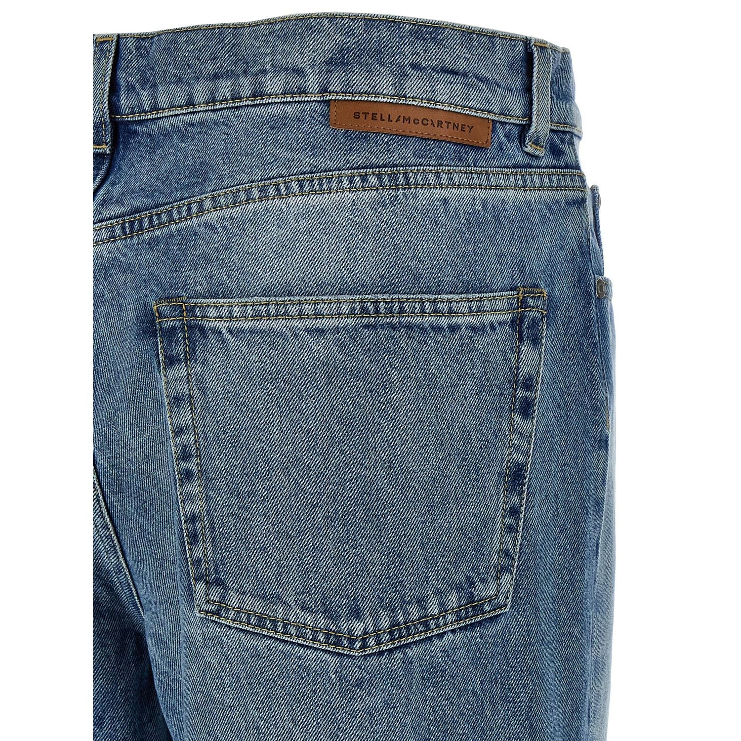 Stella McCartney Blue Cotton Jeans Denim