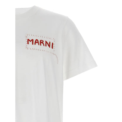 Marni White Cotton T-Shirt