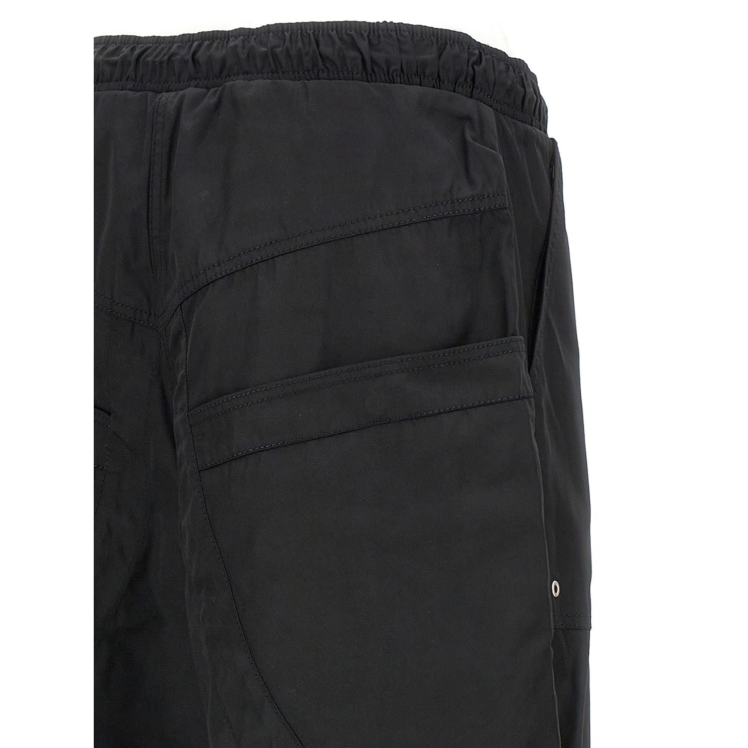 The Attico Black Polyester Casual Pants