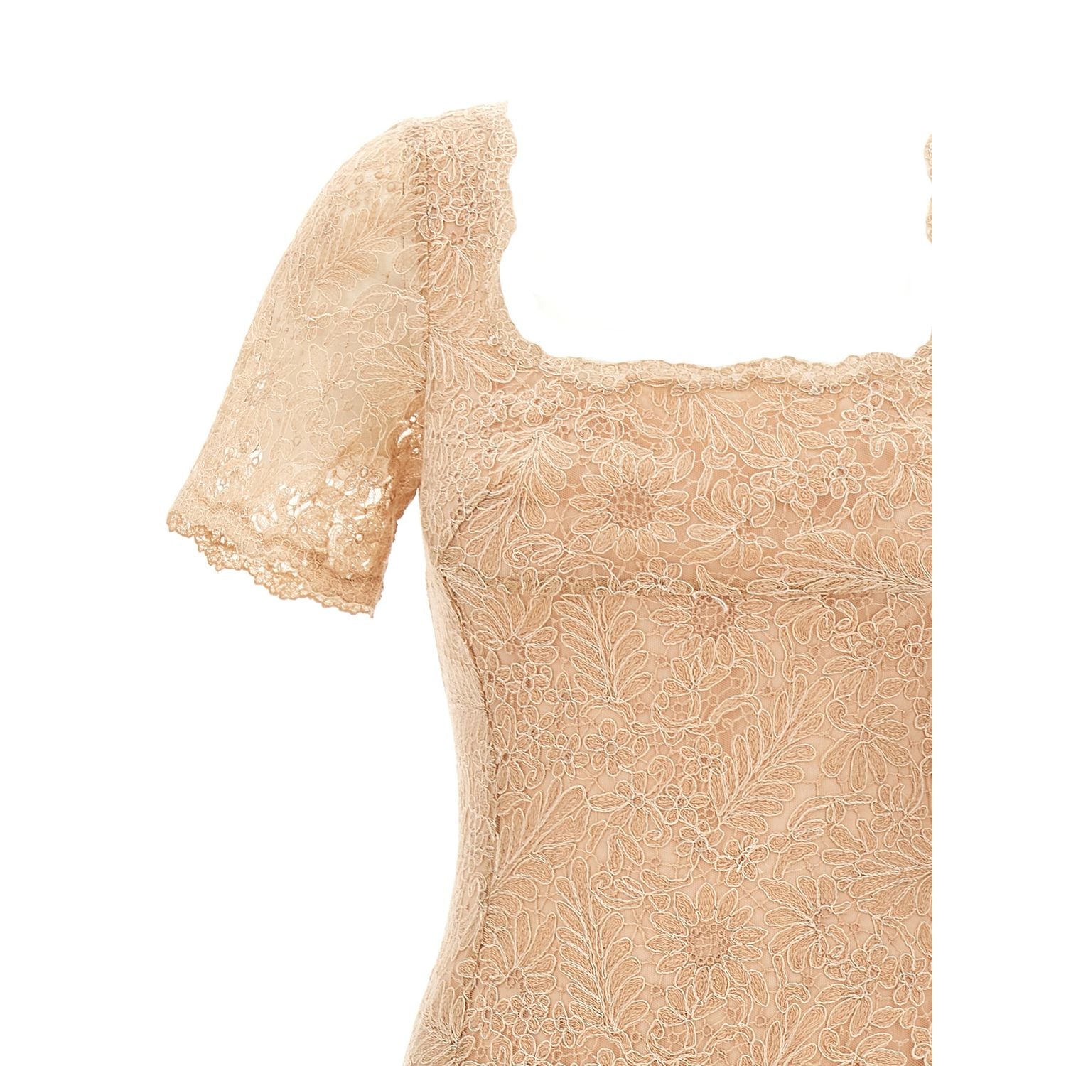 Ermanno Scervino Multicolor Polyester Midi Dress