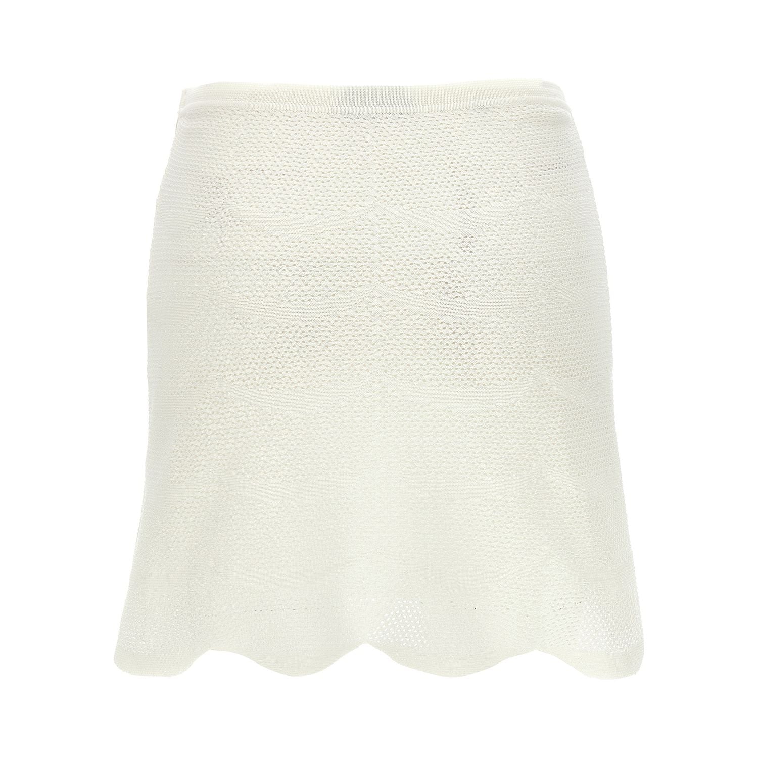 Tom Ford White Cotton Long Skirt