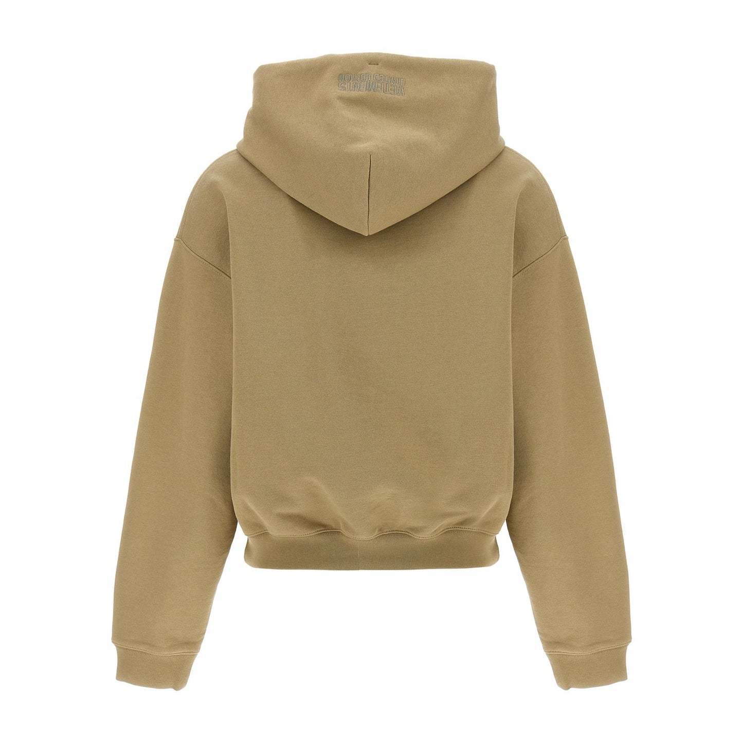 Vetements Beige Cotton Hoodie