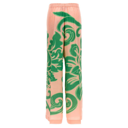 Etro Multicolor Viscose Casual Pants