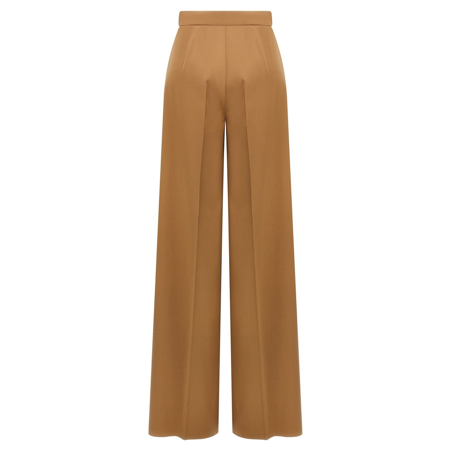 Max Mara Brown Virgin Wool Casual Pants