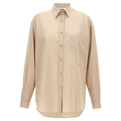 Moschino Beige Cotton Blouse