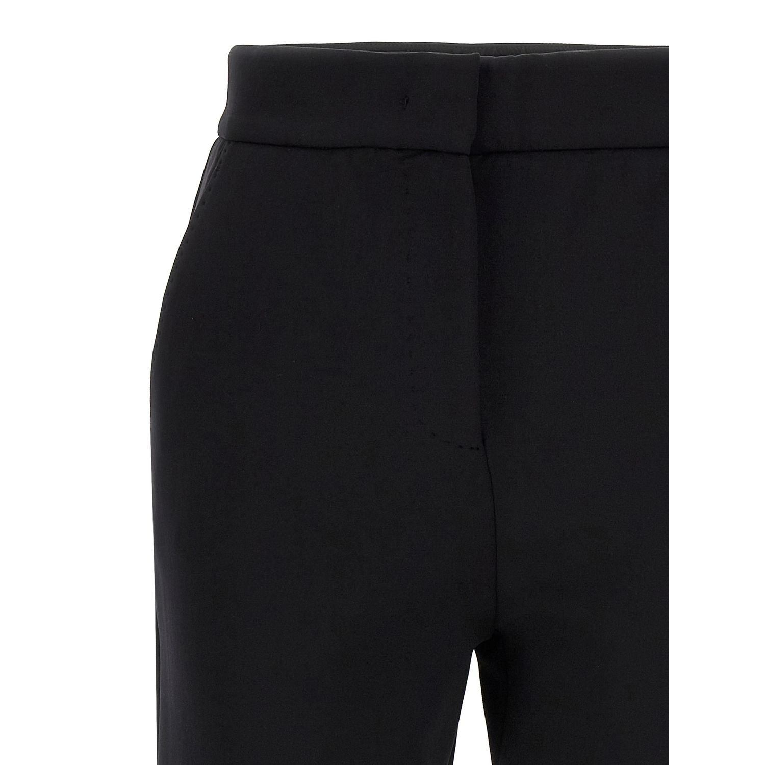 Max Mara Black Polyamide Casual Pants