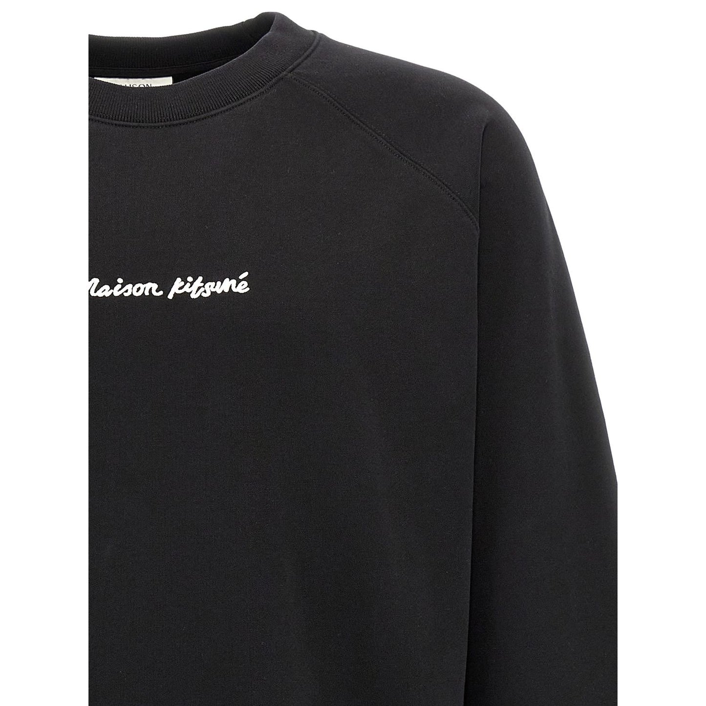 Maison Kitsuné Black Cotton Sweatshirt