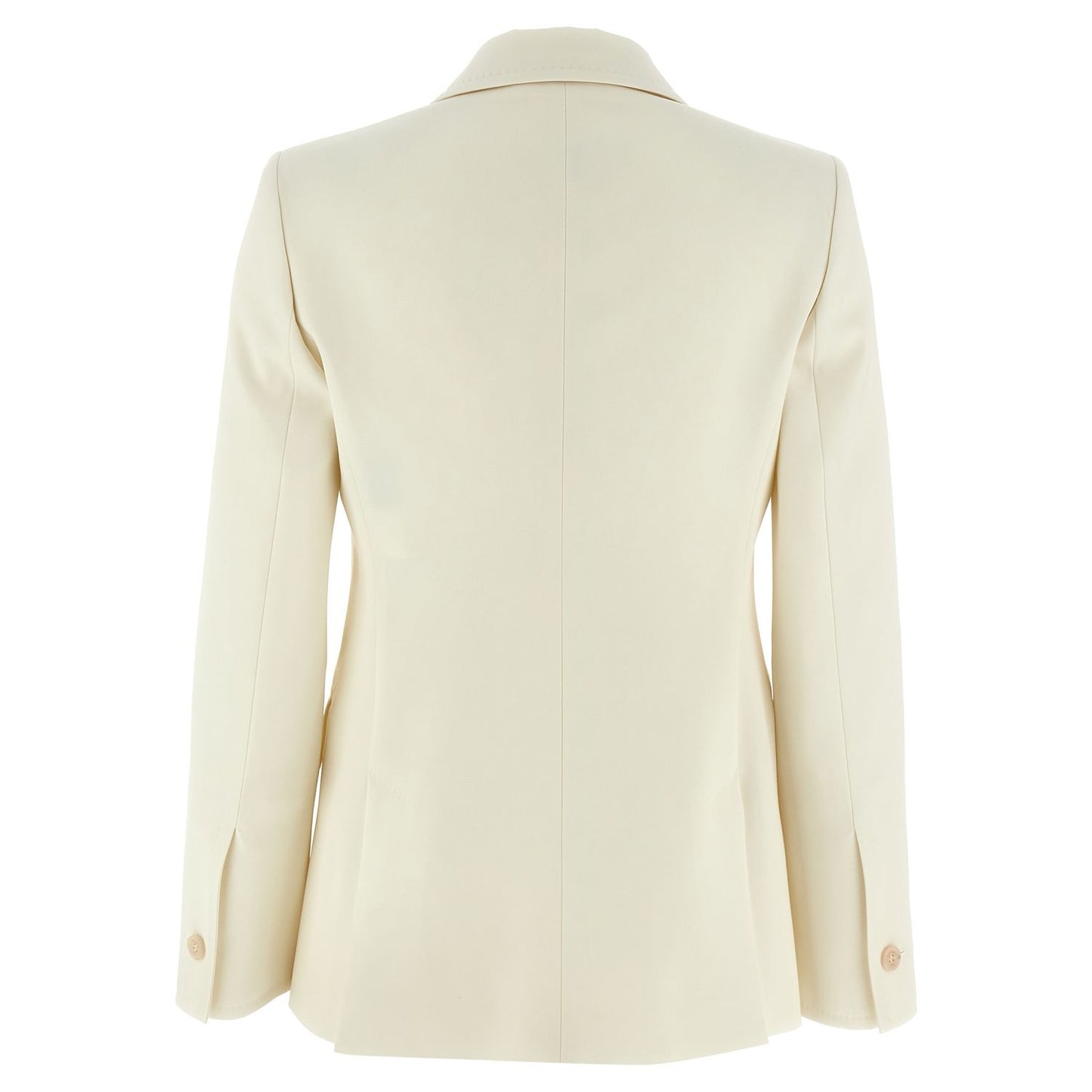 Max Mara White Virgin Wool Blazer