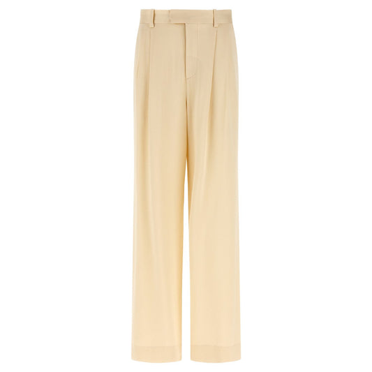Armarium Beige Viscose Casual Pants
