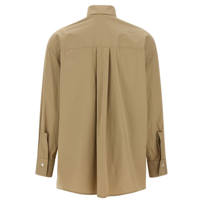 Ferragamo Beige Cotton Blouse
