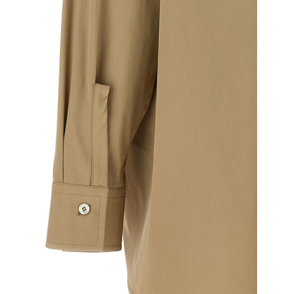 Ferragamo Beige Cotton Blouse