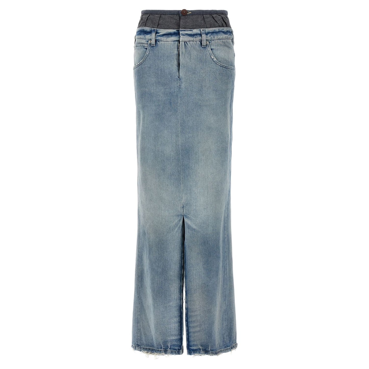 Maison Margiela Multicolor Cotton Mini Skirt