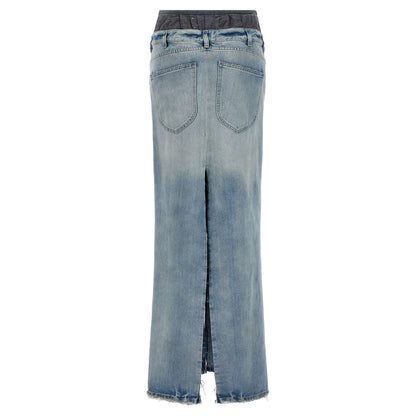Maison Margiela Multicolor Cotton Mini Skirt
