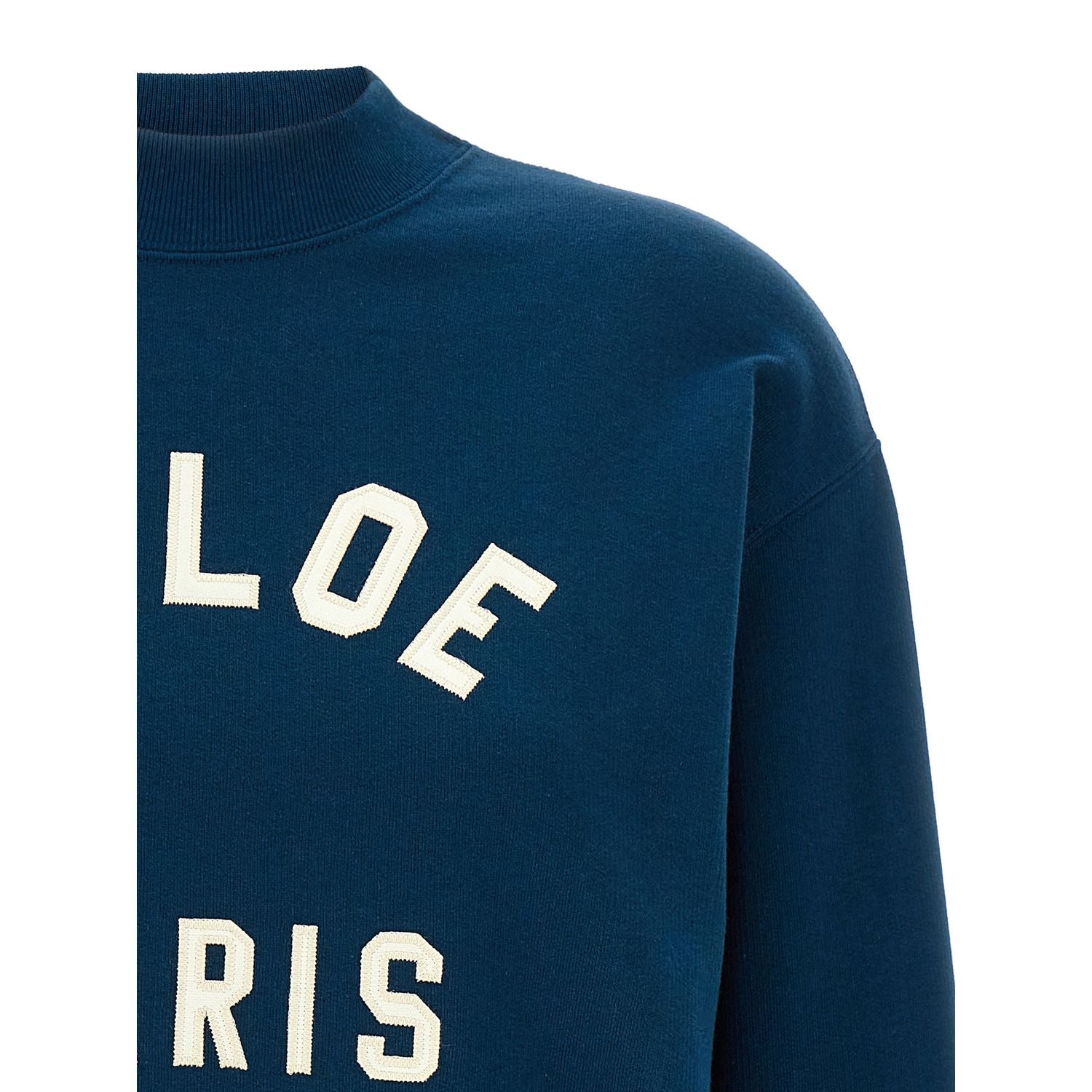 Chloé Blue Cotton Sweatshirt