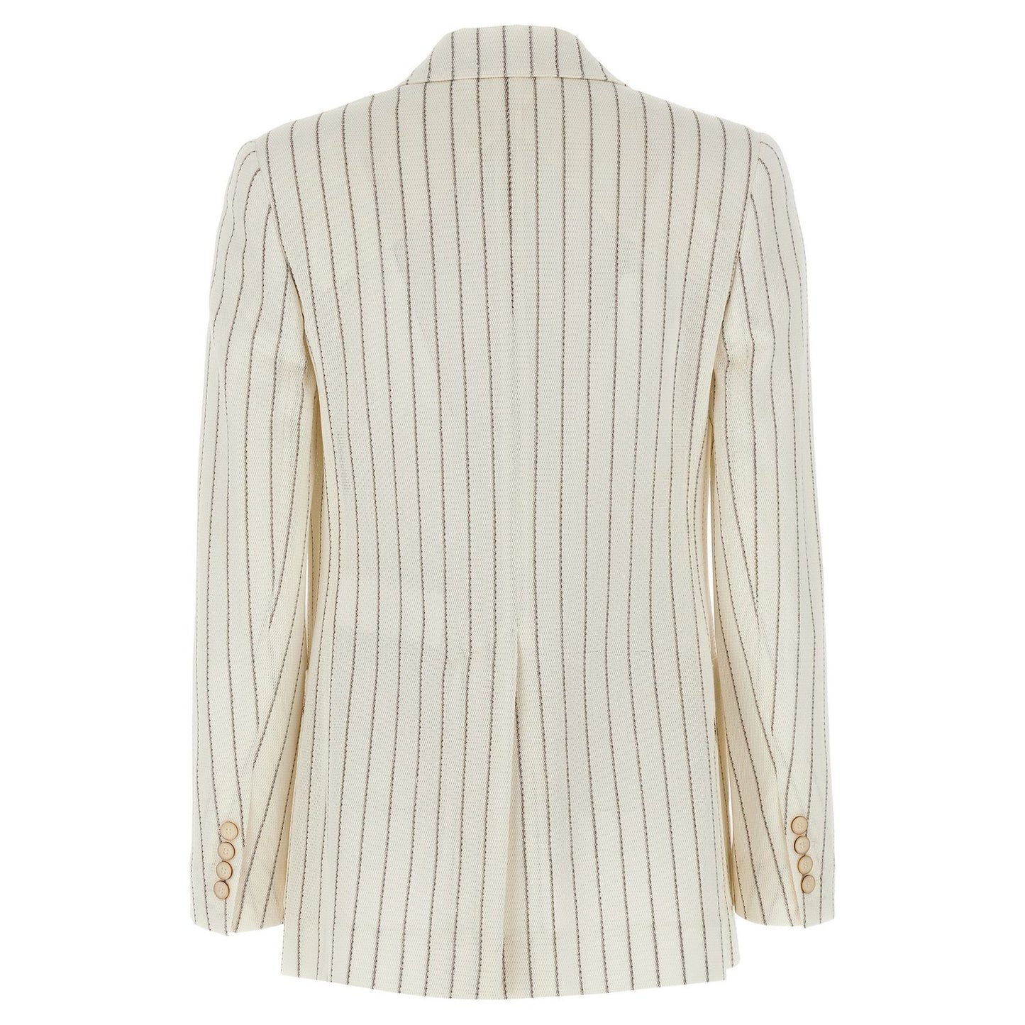 Max Mara White Cotton Blazer