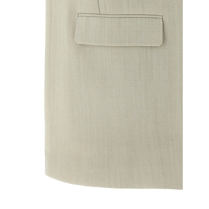 Golden Goose Beige Virgin Wool Sleeveless Jacket