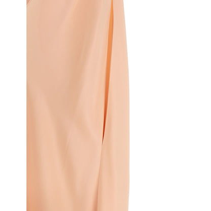 Max Mara Multicolor Silk Midi Dress