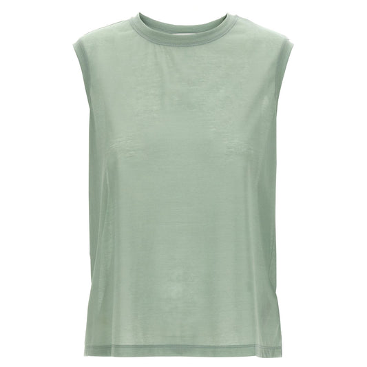 Victoria Beckham Bicolor Cotton Sleeveles T-Shirt
