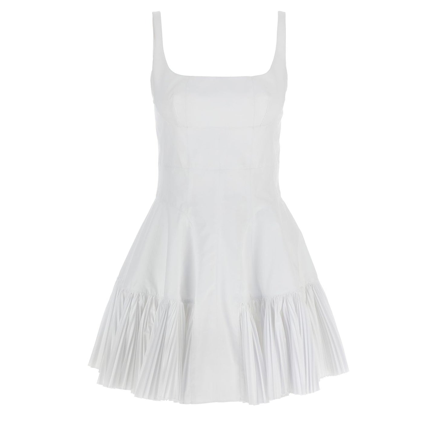 Giovanni Bedin White Polyester Short Dress