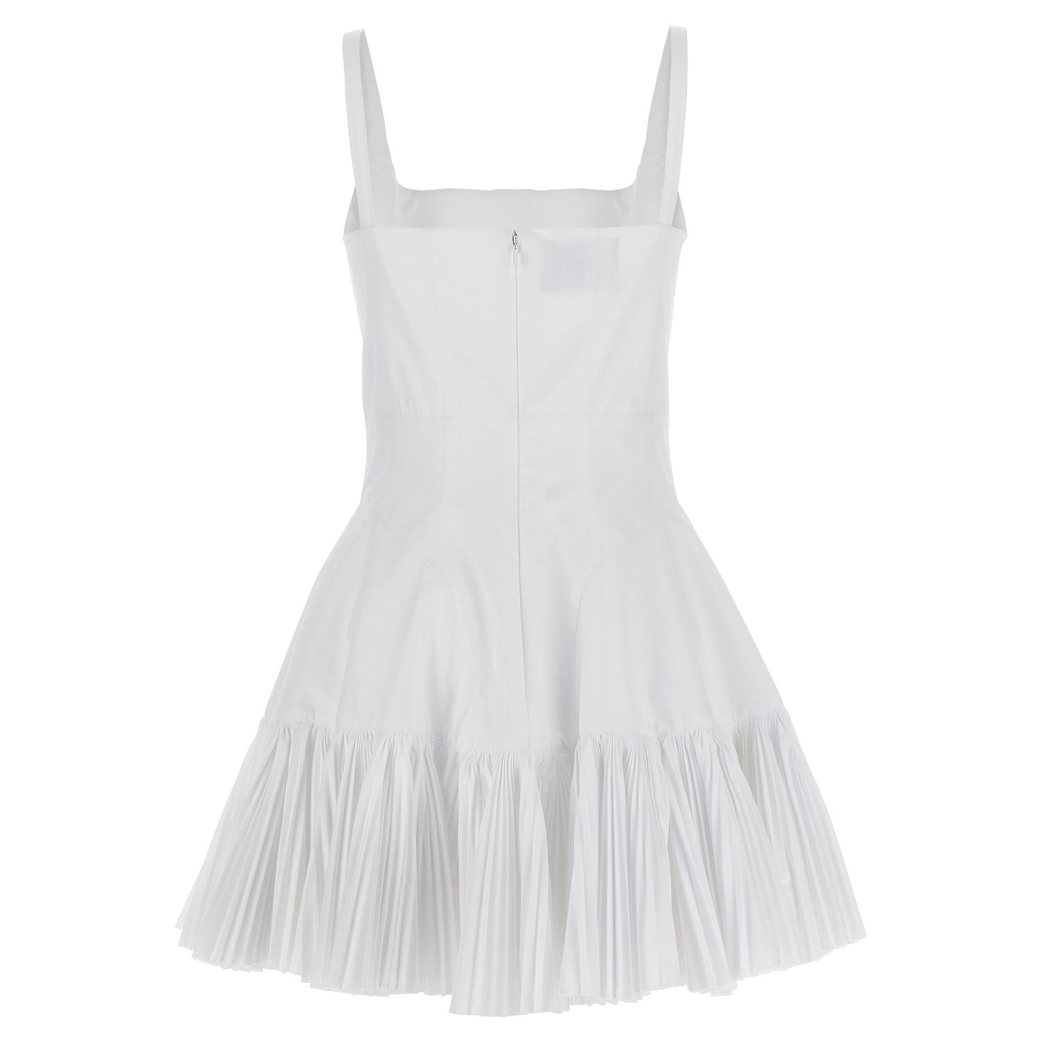 Giovanni Bedin White Polyester Short Dress