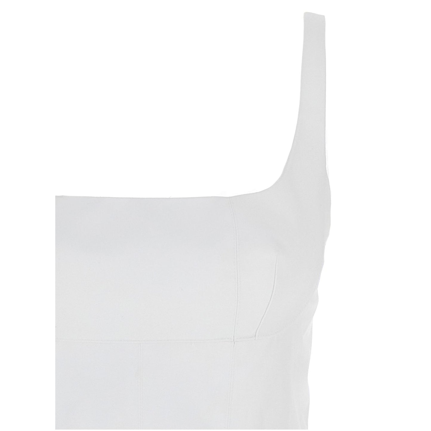 Giovanni Bedin White Polyester Short Dress