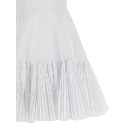 Giovanni Bedin White Polyester Short Dress