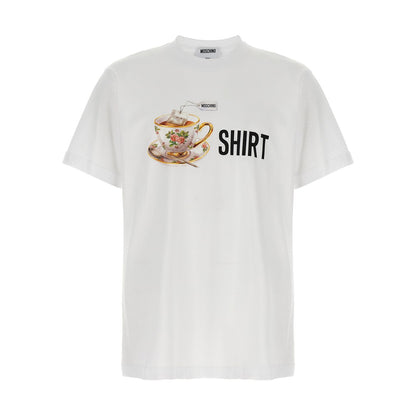Moschino White Cotton T-Shirt