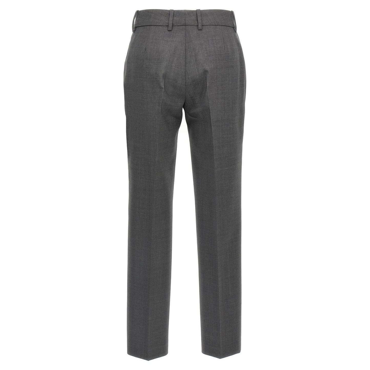 Ermanno Scervino Gray Virgin Wool Dress Pants