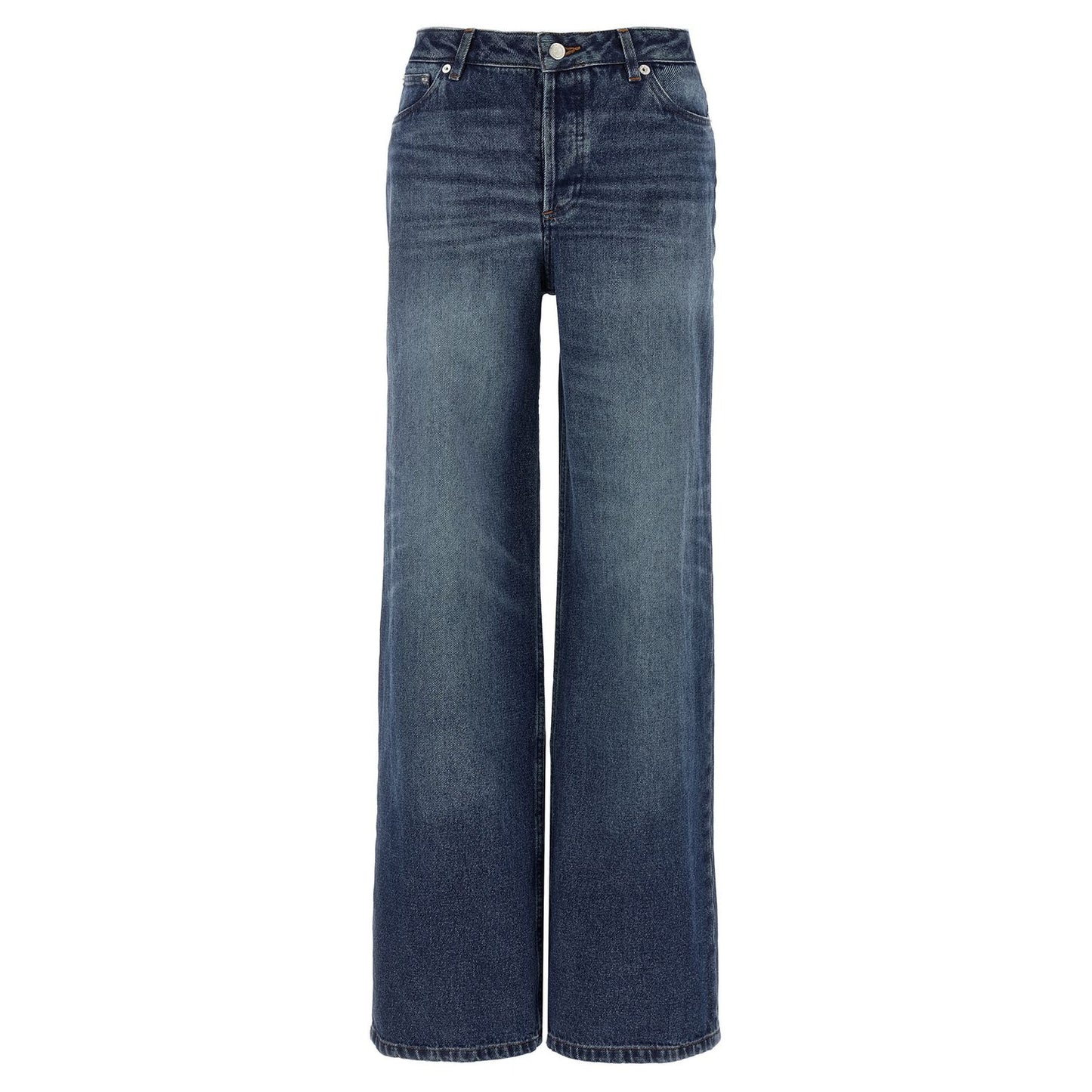 A.P.C. Blue Cotton Jeans Denim