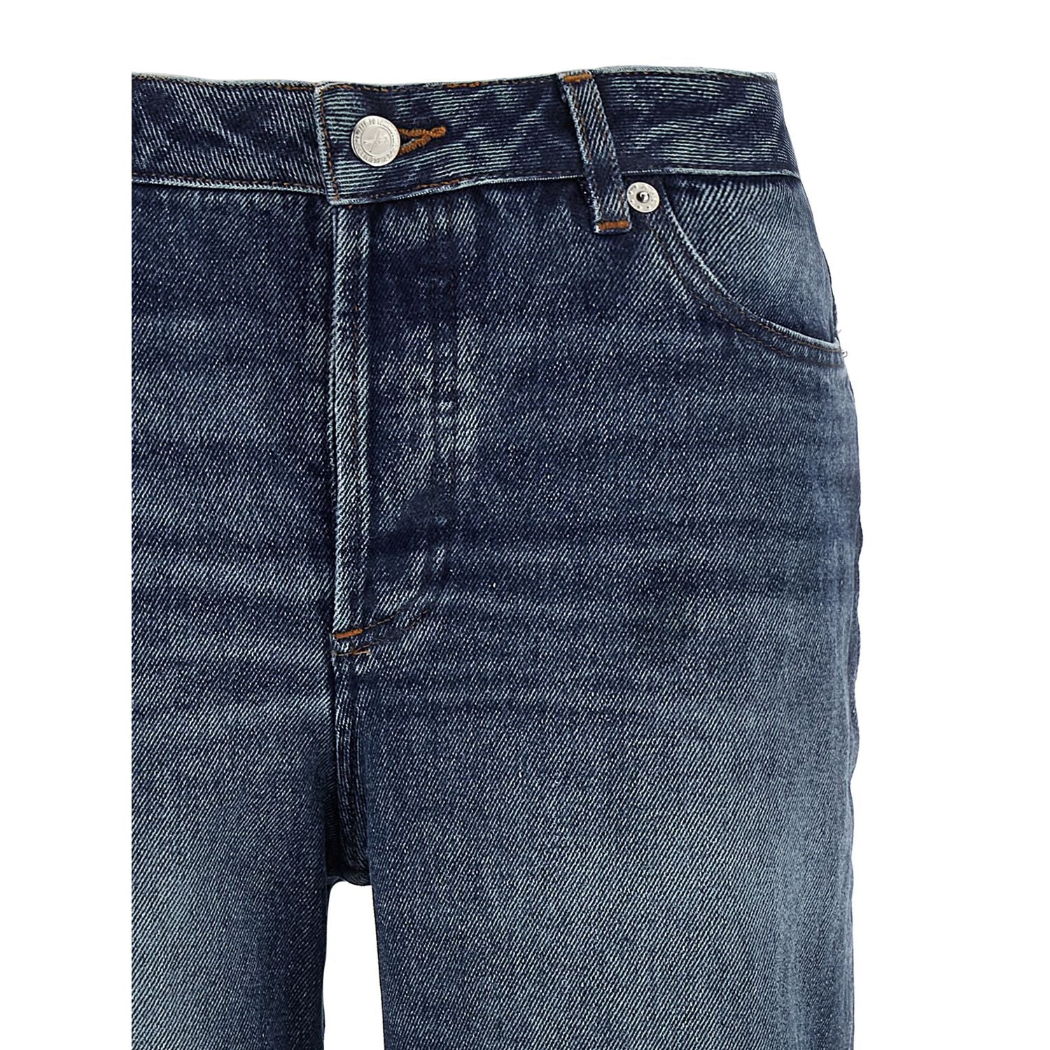 A.P.C. Blue Cotton Jeans Denim