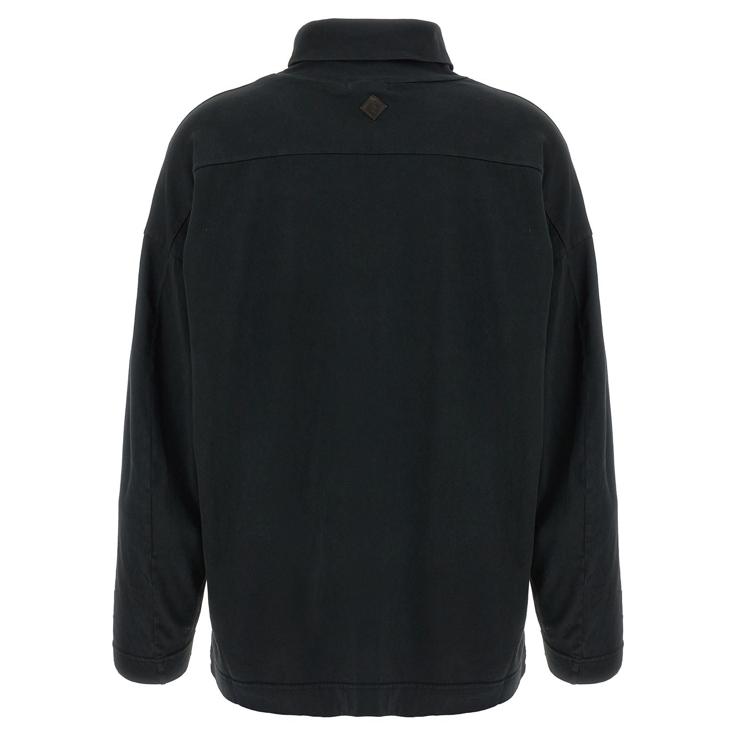 Haikure Black Cotton Cardigan