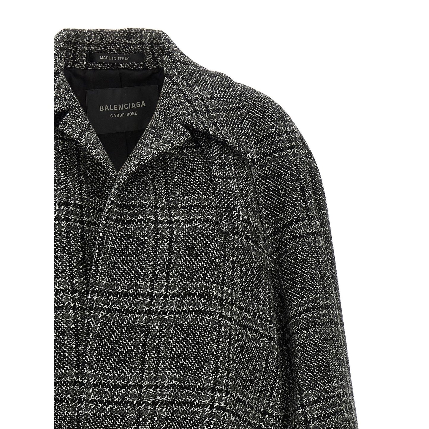 Balenciaga Black Wool Coat