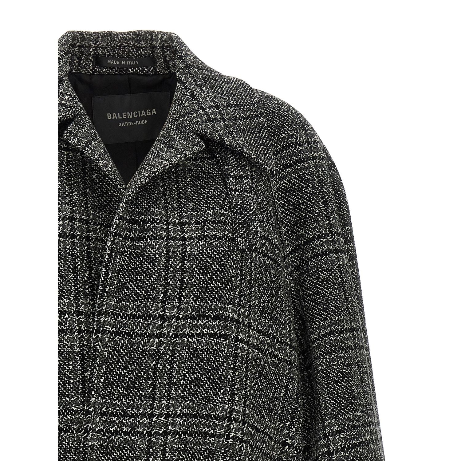 Balenciaga Black Wool Coat