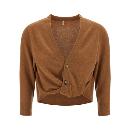 R13 Brown Cashmere Cardigan