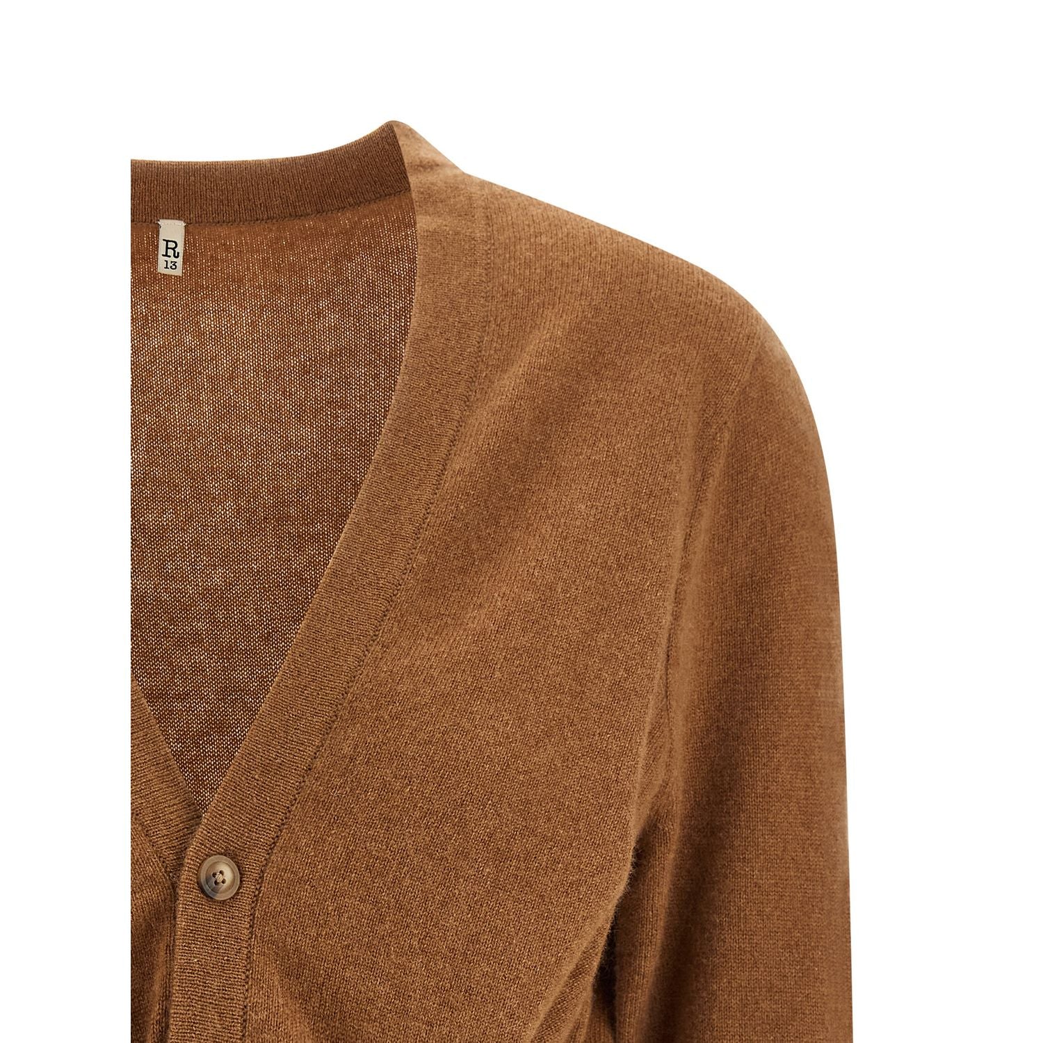 R13 Brown Cashmere Cardigan
