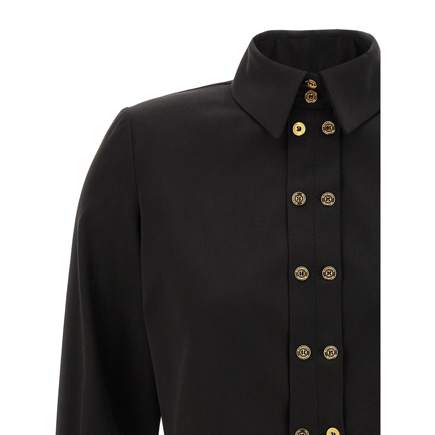 Elisabetta Franchi Black Lycra Blouse