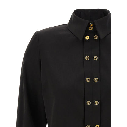 Elisabetta Franchi Black Lycra Blouse