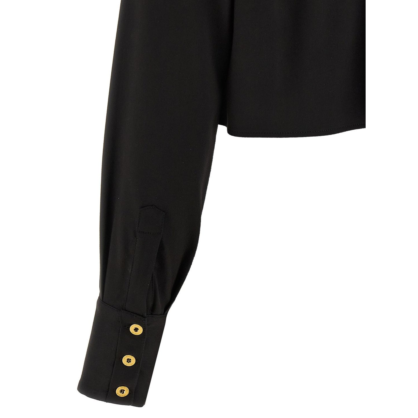 Elisabetta Franchi Black Lycra Blouse