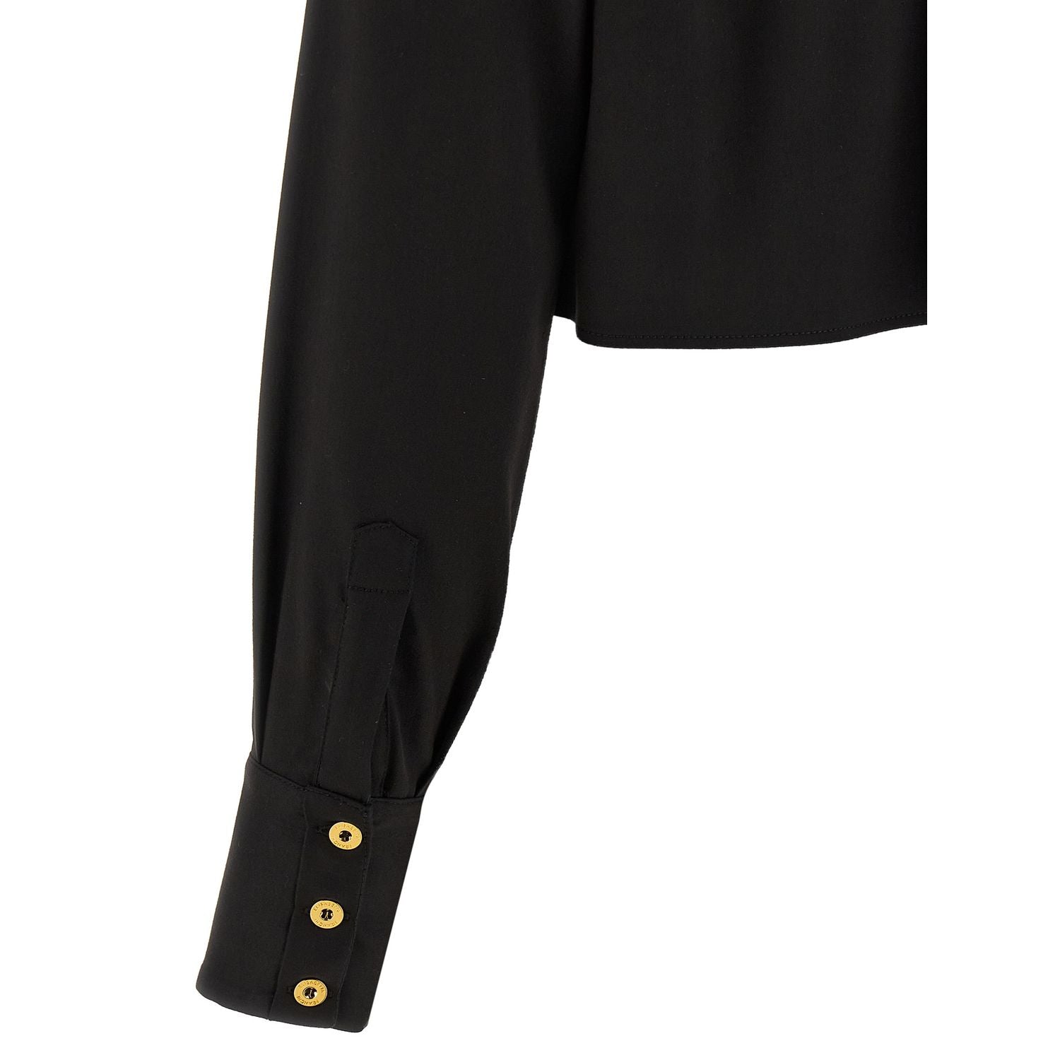 Elisabetta Franchi Black Lycra Blouse