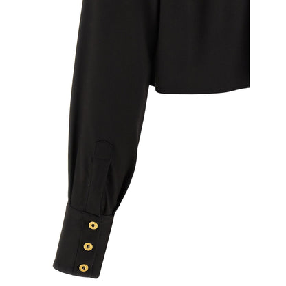 Elisabetta Franchi Black Lycra Blouse
