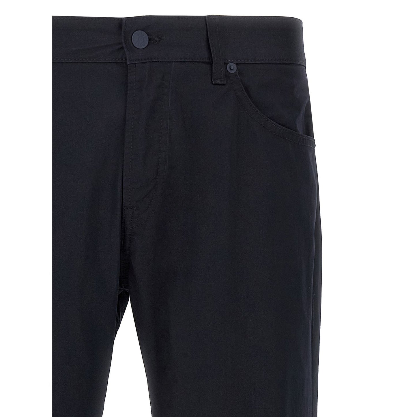 Hugo Boss Blue Cotton Casual Pants